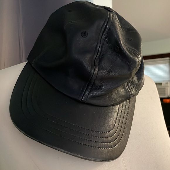 American Apparel leather baseball style cap - Picture 2 of 5